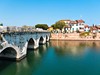 Historický most v Rimini - cestování po Itálii